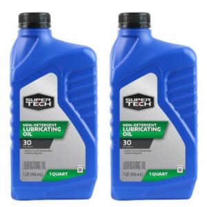 Super Tech Non-Detergent SAE 30W Lubricating Oil, 1 Quart - 2 pack