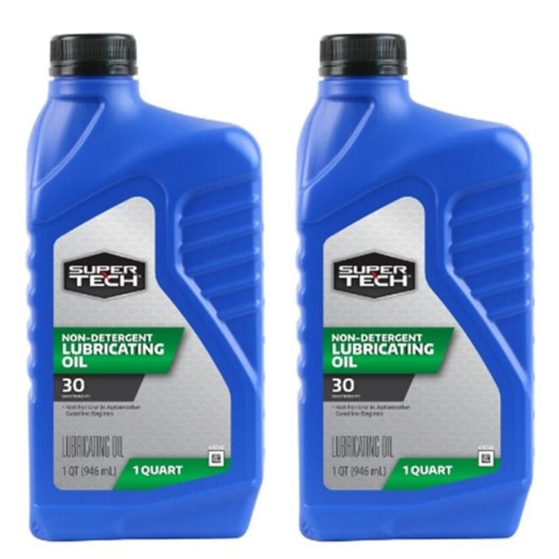 (2 pack) Super Tech Non-Detergent SAE 30W Lubricating Oil, 1 Quart Super Tech Non-Detergent SAE 30W Lubricating Oil, 1 Quart - 2 pack