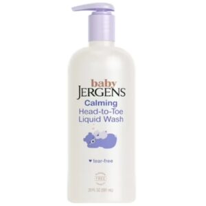 Baby Jergens Calming Head to Toe Liquid Baby Wash Body Wash and Shampoo 20 oz